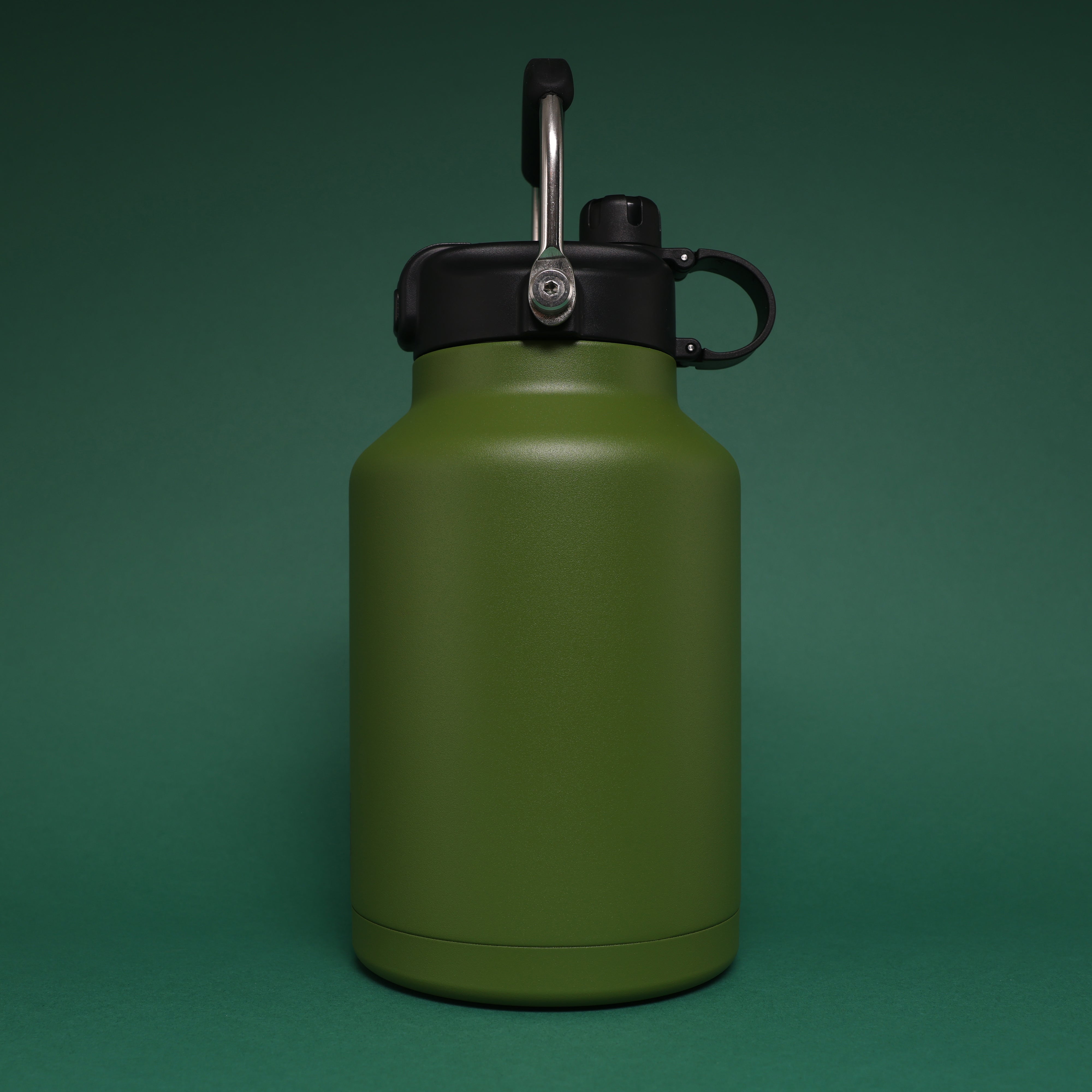 Versai 1L / 1.5L / 2.2L Green Stainless Steel Straw Spout Water Bottle