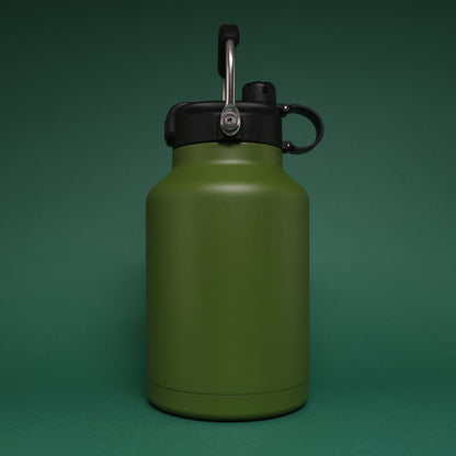 Versai 1L / 1.5L / 2.2L Green Stainless Steel Straw Spout Water Bottle