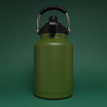 Versai 1L / 1.5L / 2.2L Green Stainless Steel Straw Spout Water Bottle