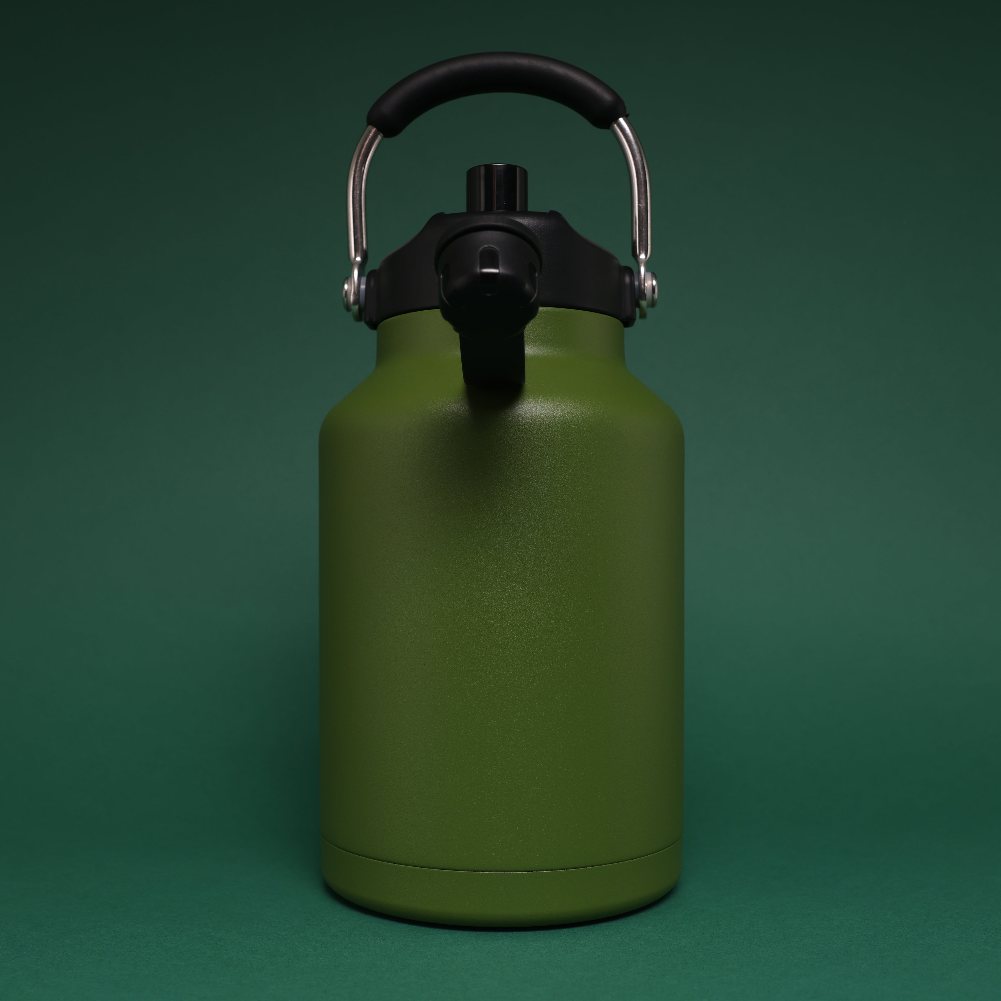 Versai 1L / 1.5L / 2.2L Green Stainless Steel Straw Spout Water Bottle