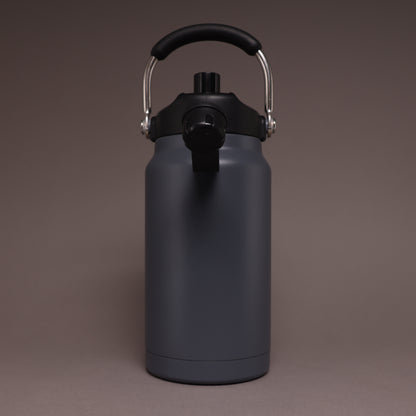 Versai 1L / 1.5L / 2.2L Grey Stainless Steel Straw Spout Water Bottle