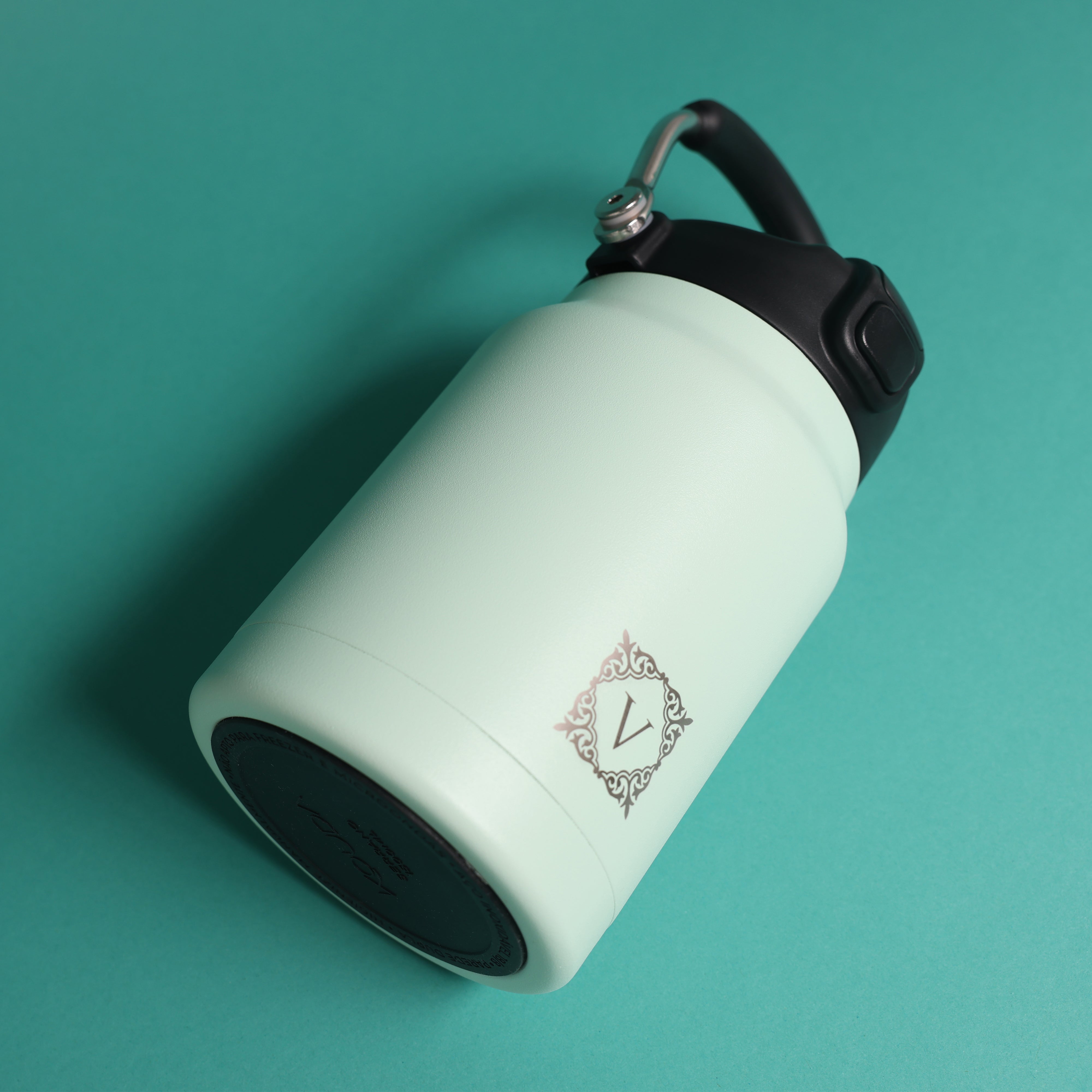 Versai 1L / 1.5L / 2.2L Light Green Stainless Steel Straw Spout Water Bottle