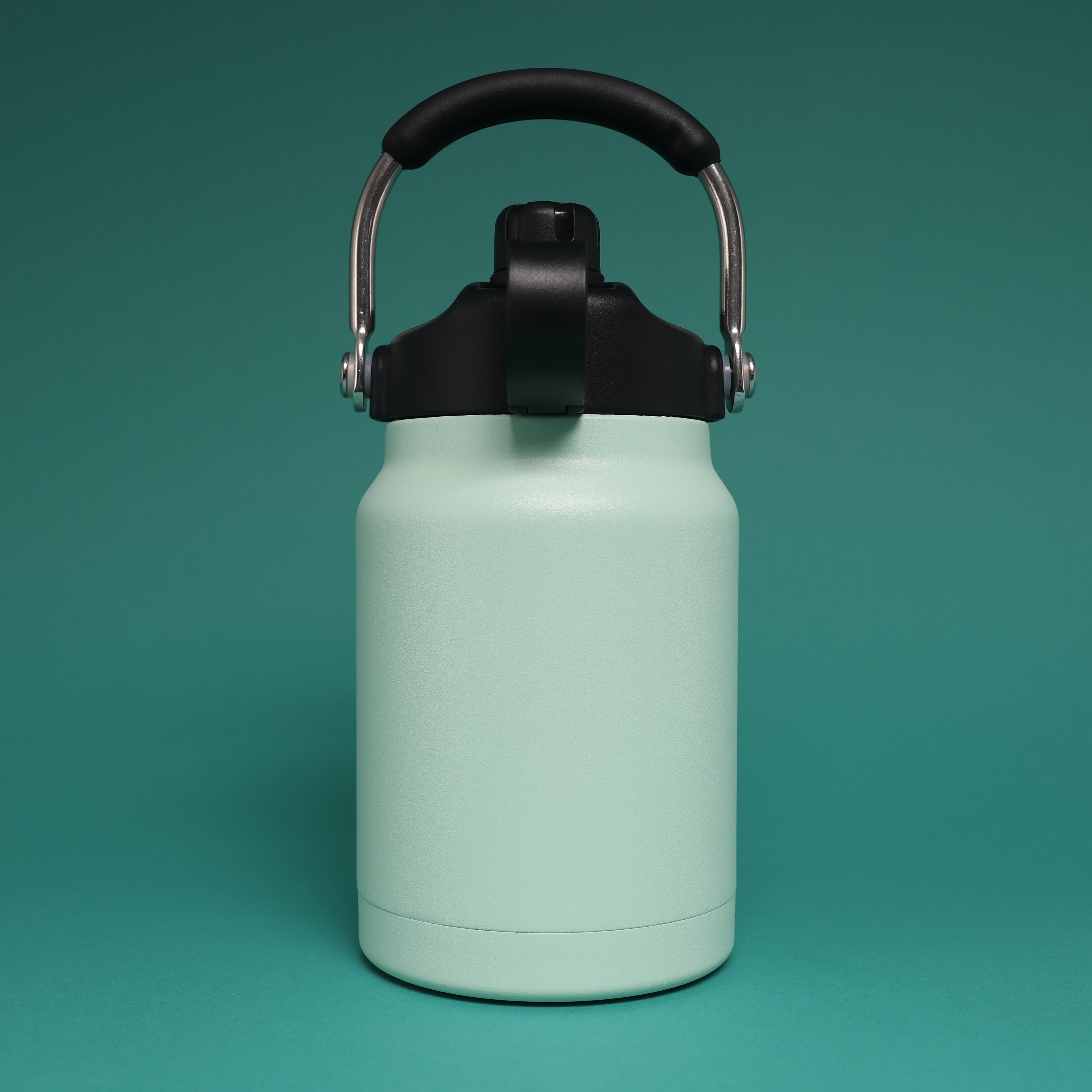 Versai 1L / 1.5L / 2.2L Light Green Stainless Steel Straw Spout Water Bottle