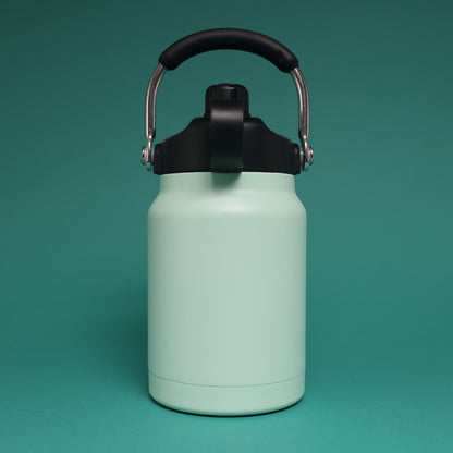 Versai 1L / 1.5L / 2.2L Light Green Stainless Steel Straw Spout Water Bottle