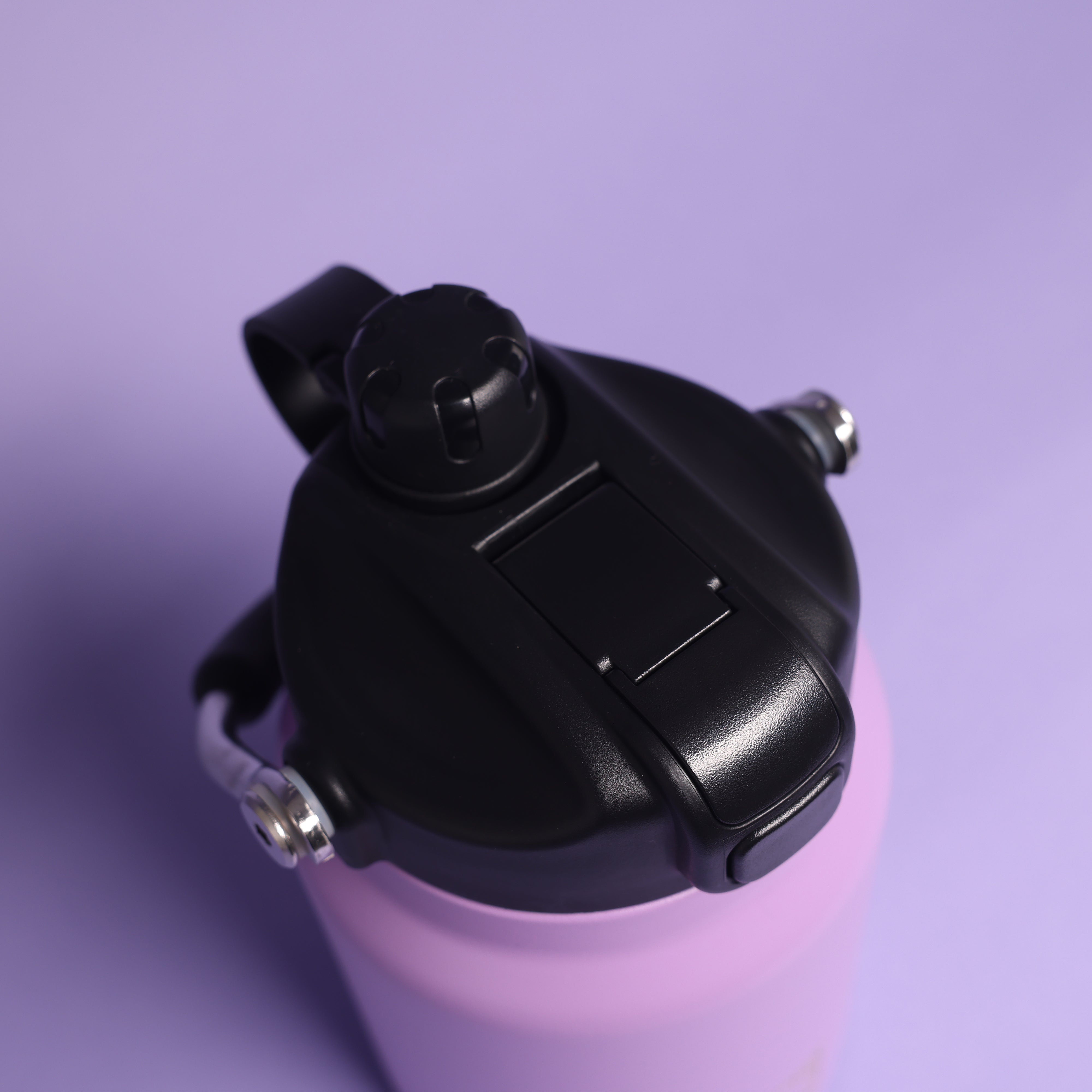 Versai 1L / 1.5L / 2.2L Purple Stainless Steel Straw Spout Water Bottle