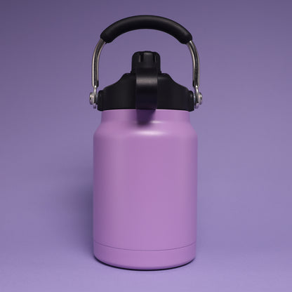 Versai 1L / 1.5L / 2.2L Purple Stainless Steel Straw Spout Water Bottle