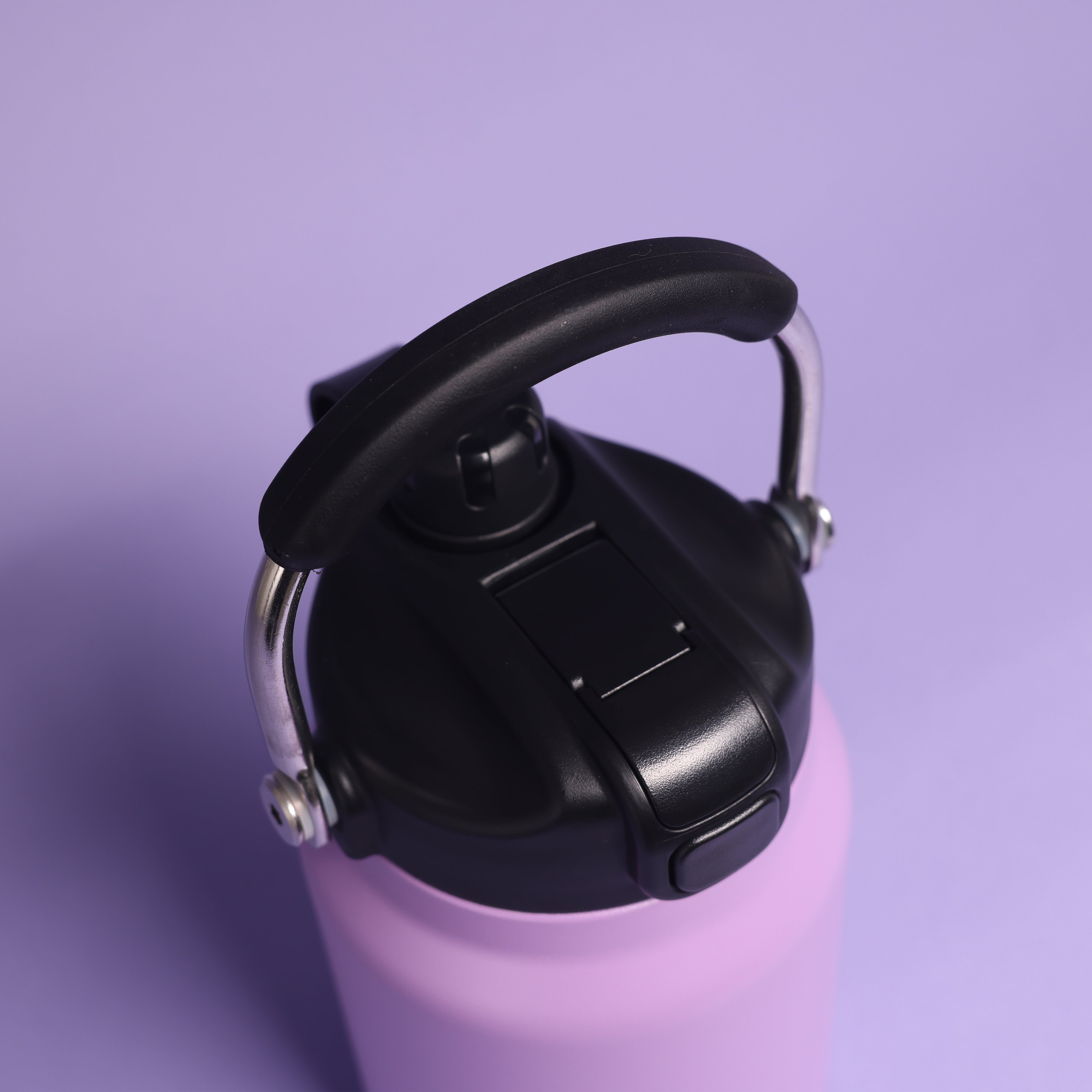 Versai 1L / 1.5L / 2.2L Purple Stainless Steel Straw Spout Water Bottle
