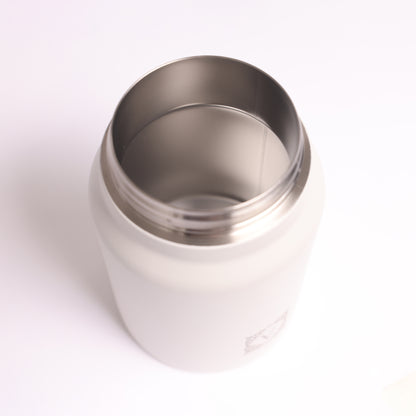 Versai 1L / 1.5L /2.2L White Stainless Steel Straw Spout Water Bottle