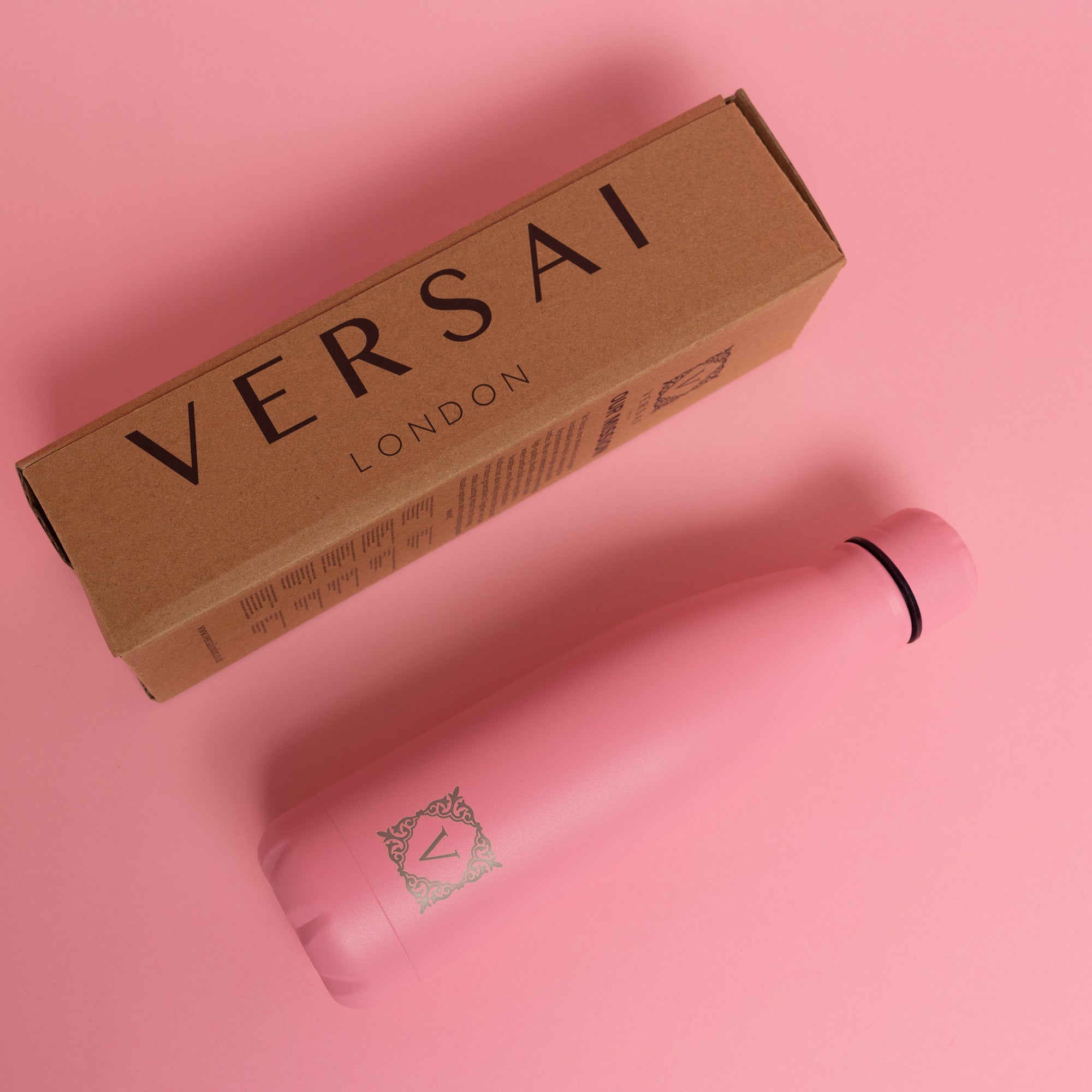Light Pink Versai Stainless Steel Water Bottle 500ml