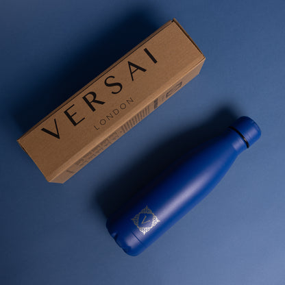 Navy Blue Versai Stainless Steel Water Bottle 500ml